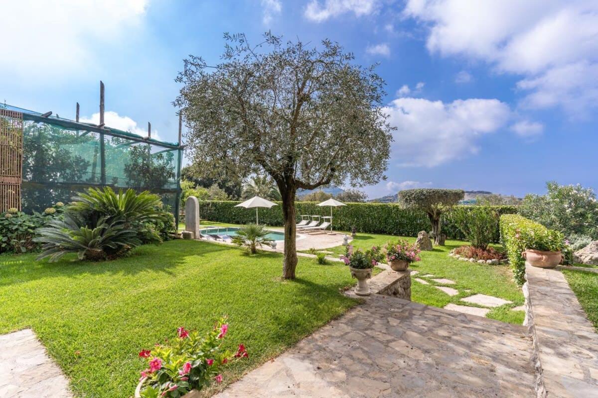 Villa Mimosa Rustic Elegance Views & Pool Massa Lubrense Exterior foto