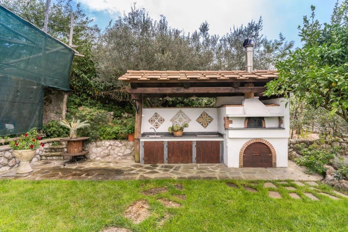 Villa Mimosa Rustic Elegance Views & Pool Massa Lubrense Exterior foto