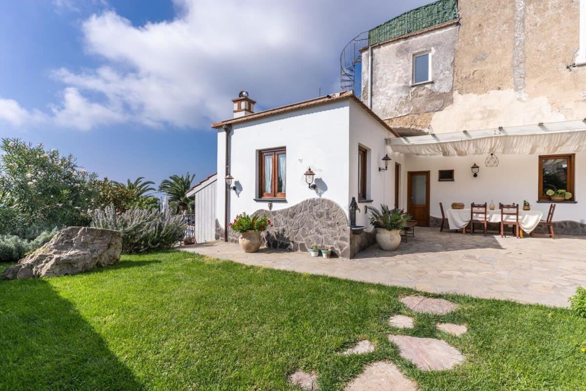 Villa Mimosa Rustic Elegance Views & Pool Massa Lubrense Exterior foto