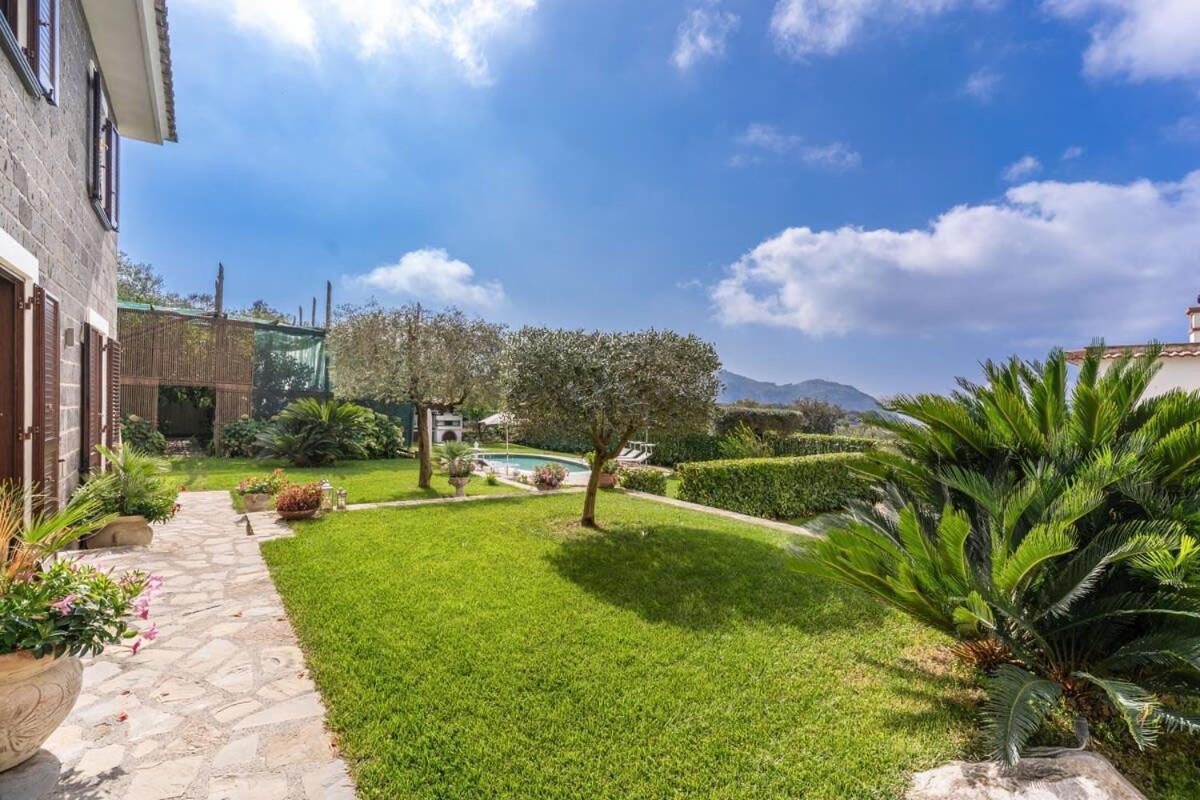 Villa Mimosa Rustic Elegance Views & Pool Massa Lubrense Exterior foto