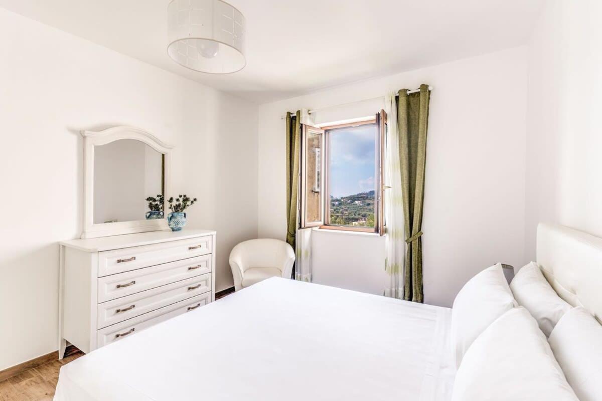 Villa Mimosa Rustic Elegance Views & Pool Massa Lubrense Exterior foto
